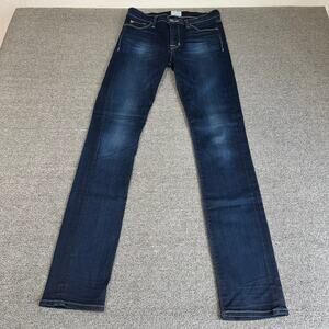 HUDSON Krista Super Skinny Jeans Women's Size 27 Dark Wash Blue Denim Minimalist